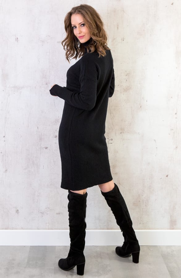 Col Tuniek Gebreid Zwart – shoparchief, foto 4