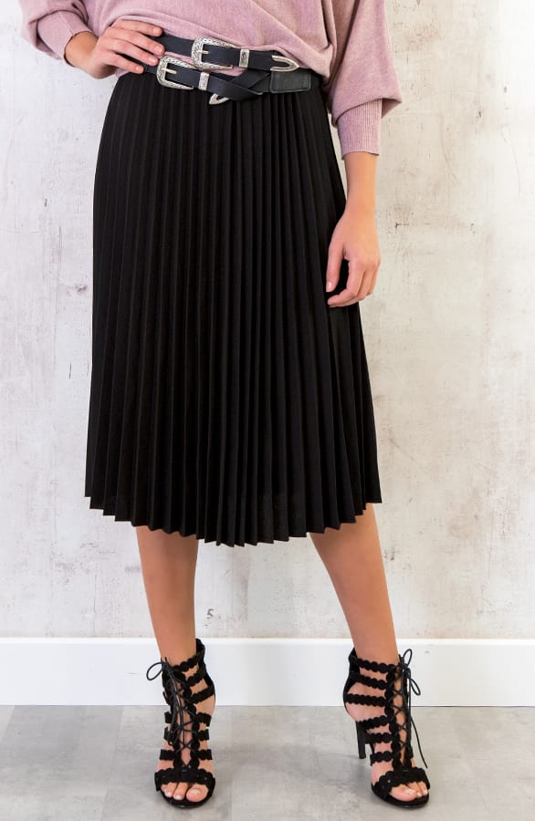 Plisse Rok Zwart – shoparchief, foto 2