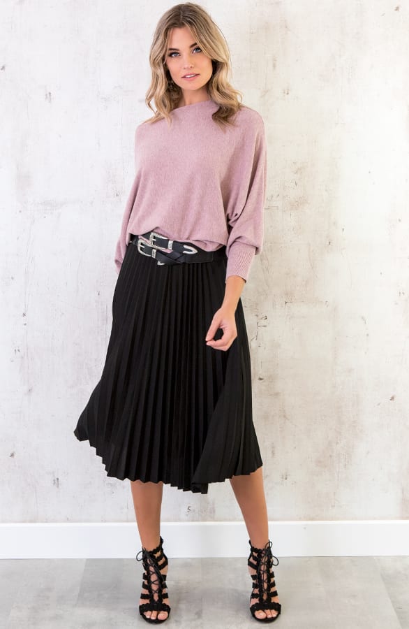 Plisse Rok Zwart – shoparchief, foto 3