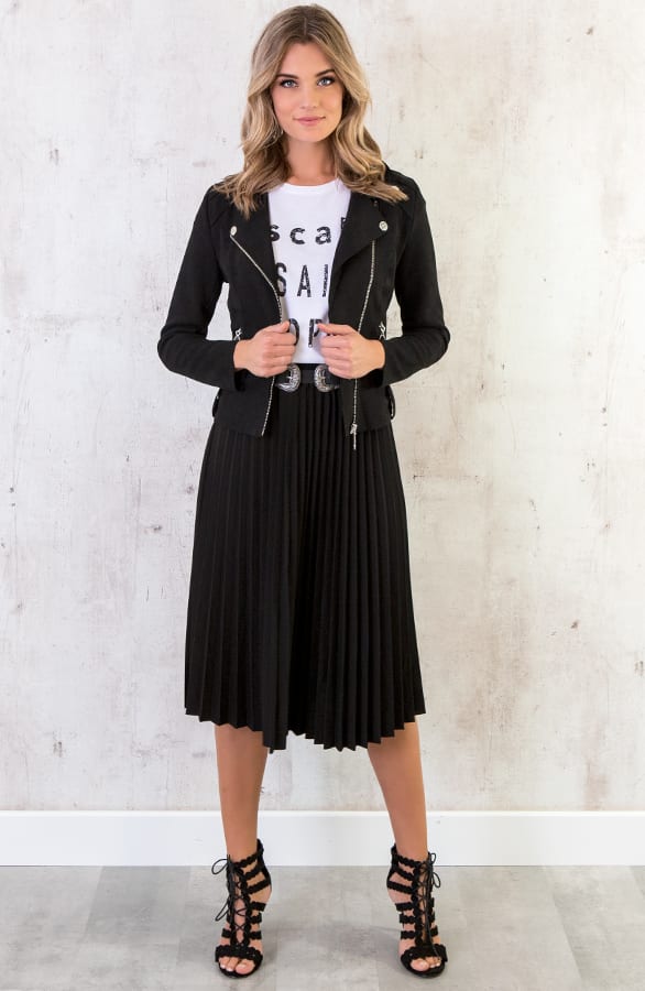 Plisse Rok Zwart – shoparchief, foto 7