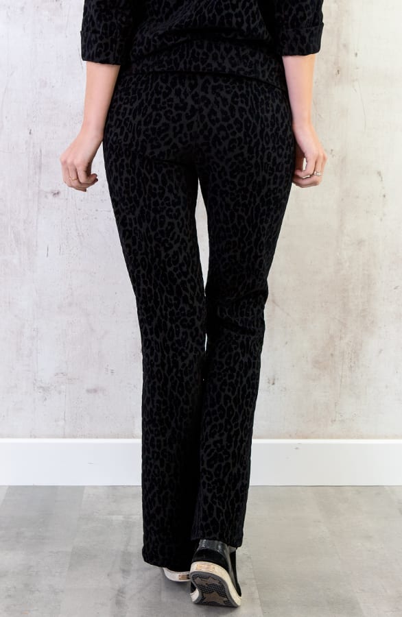 Fluwelen Panter Broek Zwart – shoparchief, foto 4