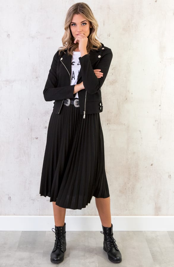 Plisse Rok Zwart – shoparchief, foto 6