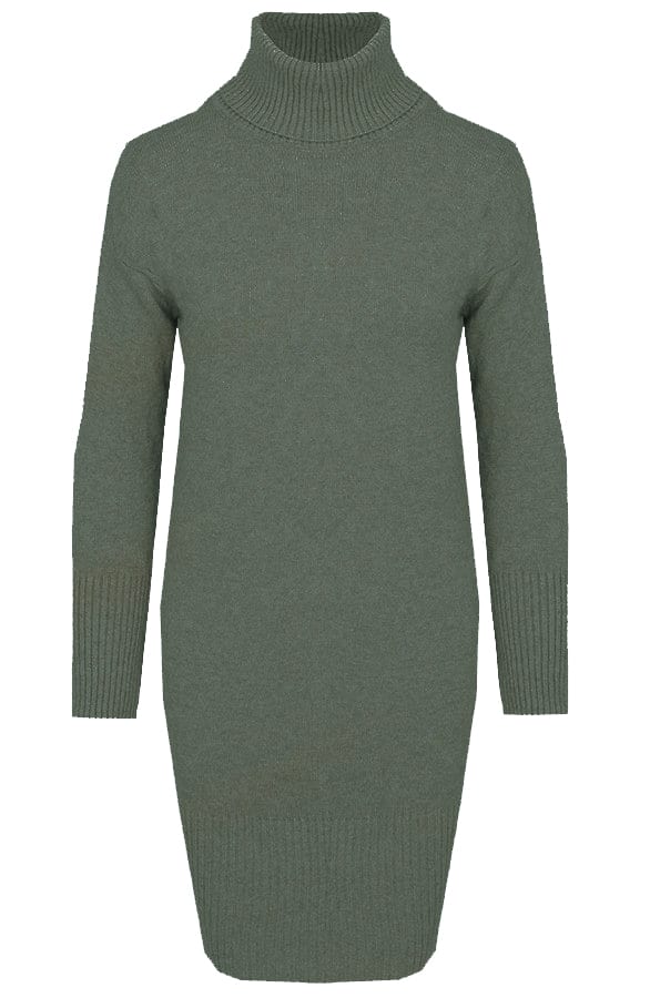Col Tuniek Gebreid Legergroen – shoparchief, foto 1