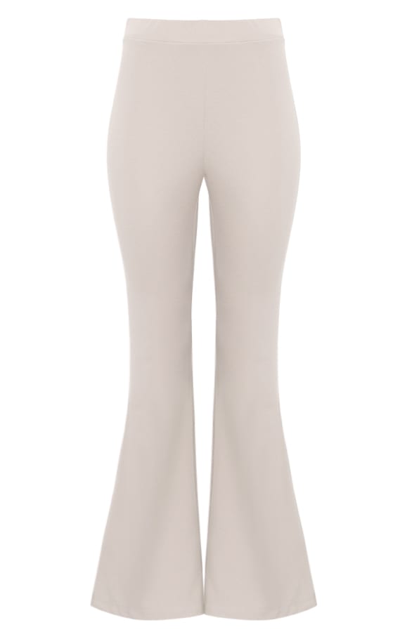 Flared Broek Dames Beige – shoparchief, foto 1