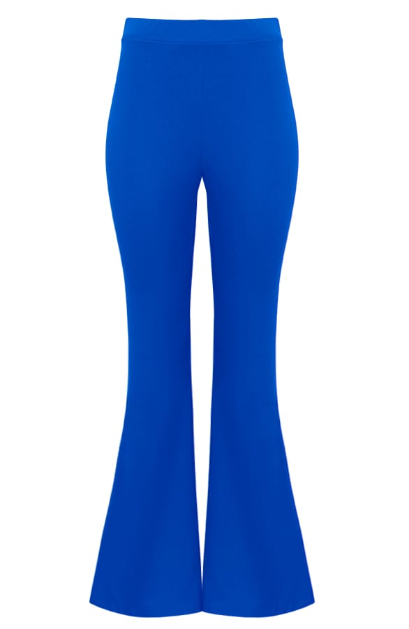 Flared Broek Dames Kobalt – shoparchief, foto 1