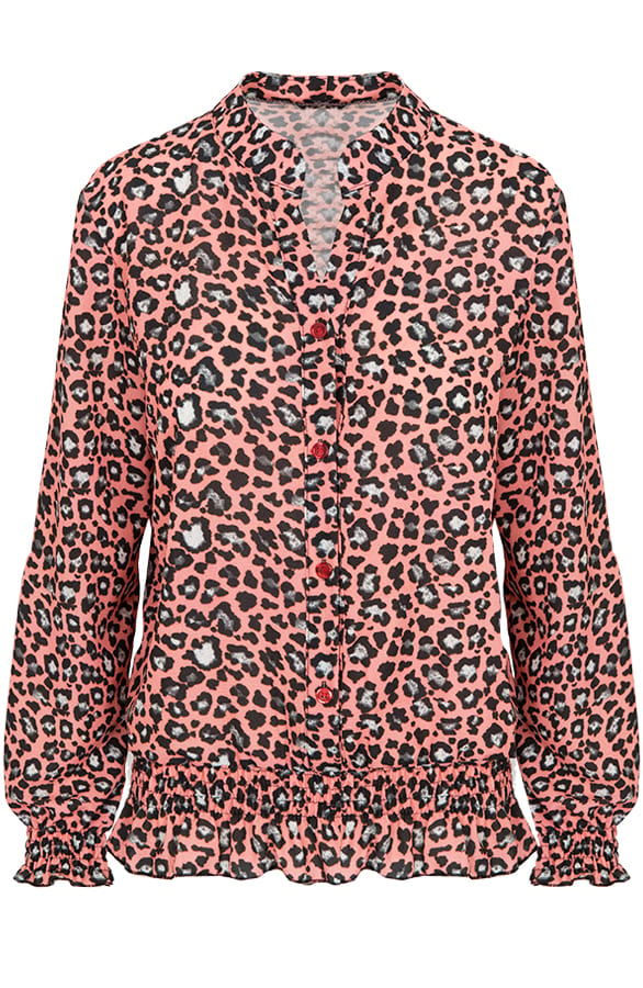Musthave Panter Blouse Koraal – shoparchief, foto 1