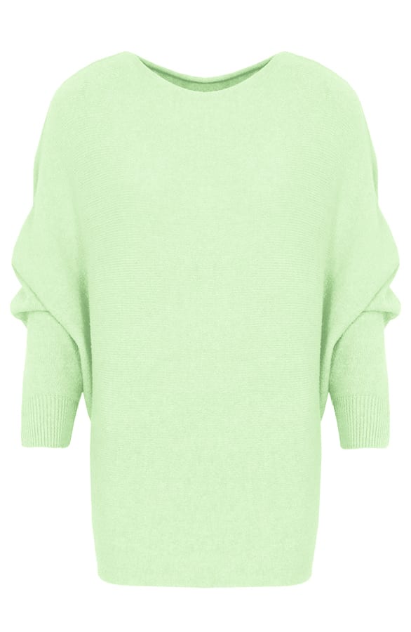 Oversized Soft Trui Lime – shoparchief, foto 1
