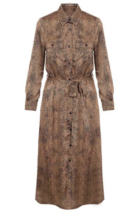 Satijnen Print Jurk – shoparchief, foto 1