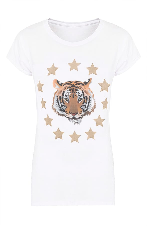 Tiger Star Top Taupe – shoparchief, foto 1