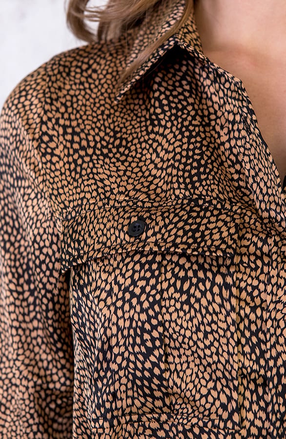 Satijnen Print Jurk – shoparchief, foto 4