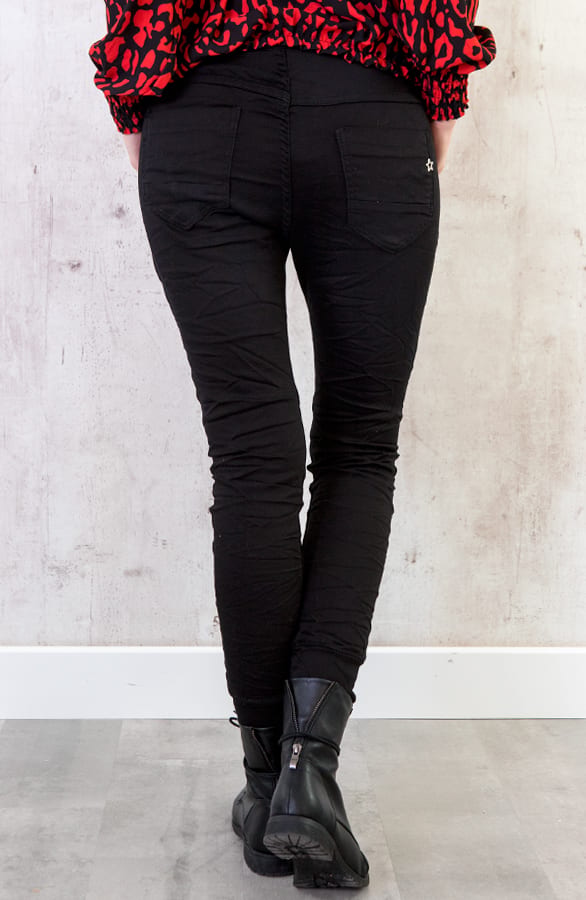 Jogging Jeans Zwart – shoparchief, foto 3