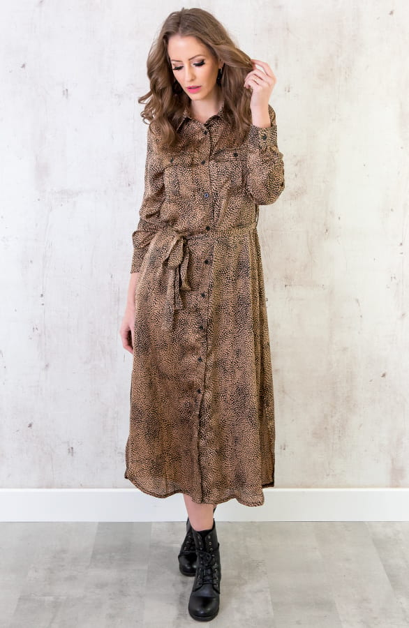Satijnen Print Jurk – shoparchief, foto 5