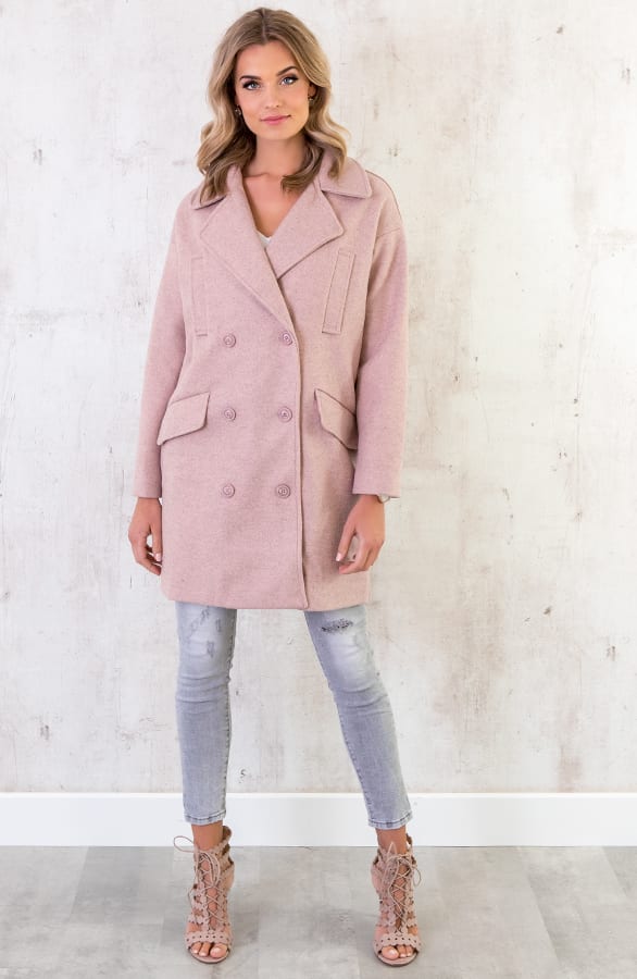 Oversized Jas Oud Roze – shoparchief, foto 2