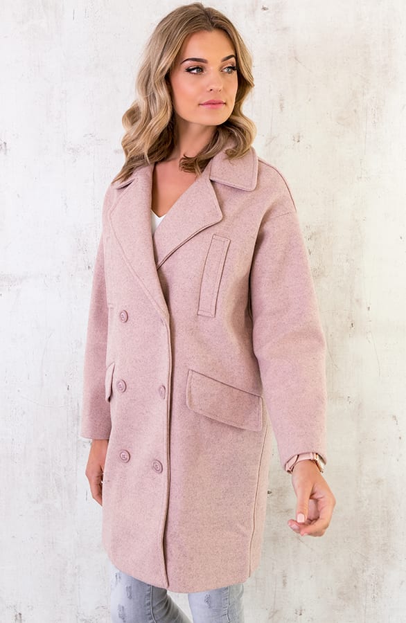 Oversized Jas Oud Roze – shoparchief, foto 5
