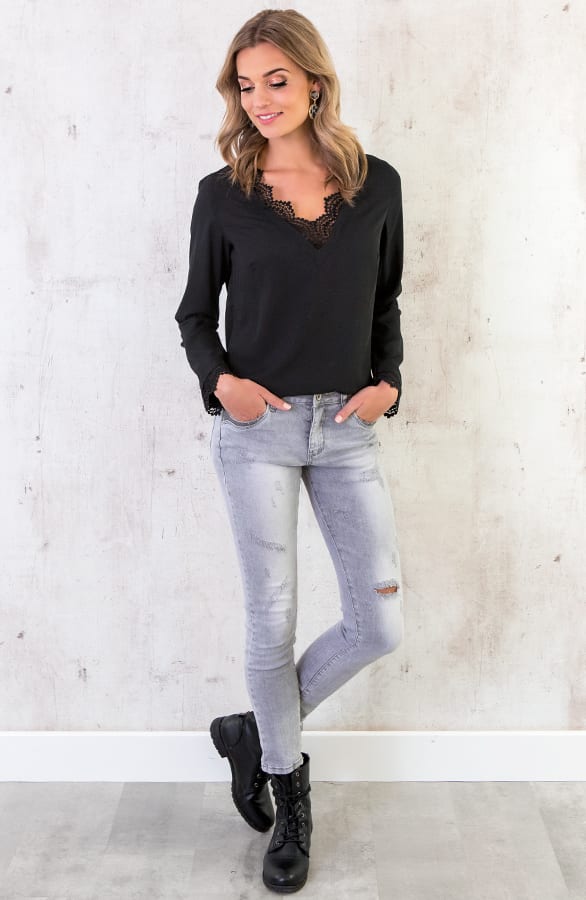 Leopard Circle Oorbellen Grijs – shoparchief, foto 6