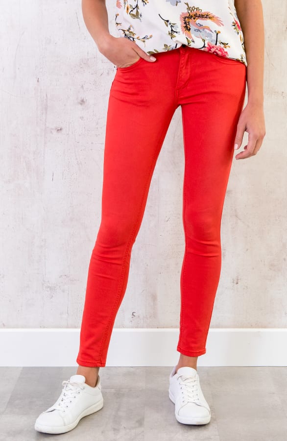 Skinny Jeans Rood – shoparchief, foto 2