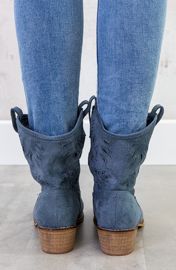 Cowboy Boots Jeansblauw – shoparchief, foto 4