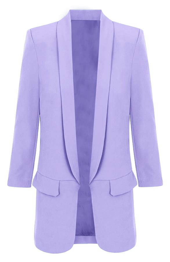 Boyfriend Blazer Lila – shoparchief, foto 1
