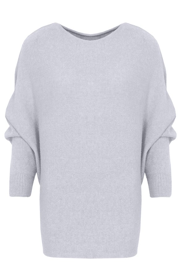 Oversized Soft Trui Lichtgrijs – shoparchief, foto 1