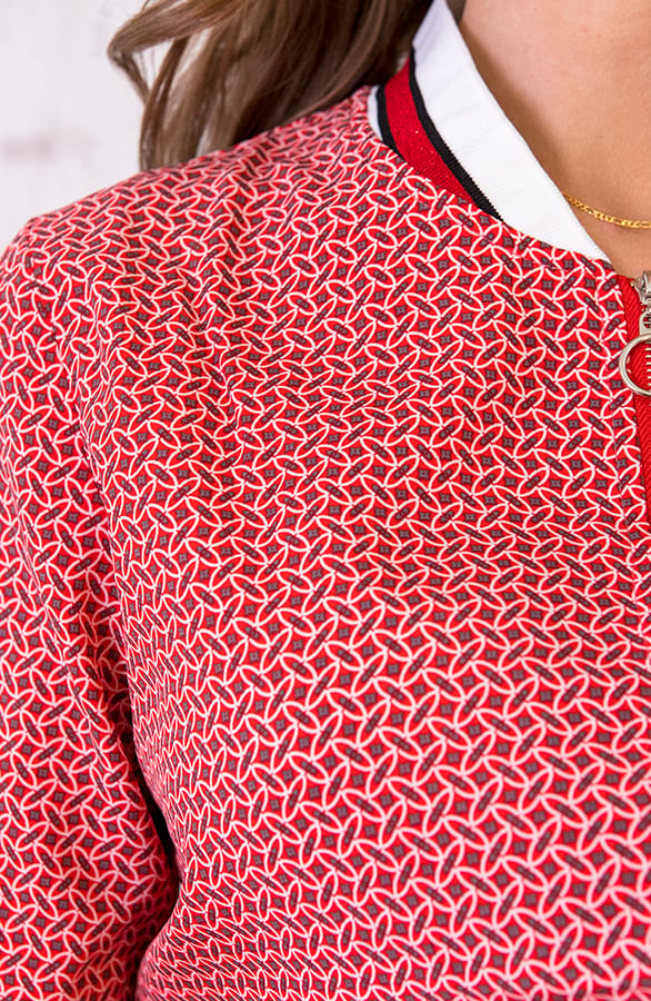 Print Bomber Jasje Rood – shoparchief, foto 7