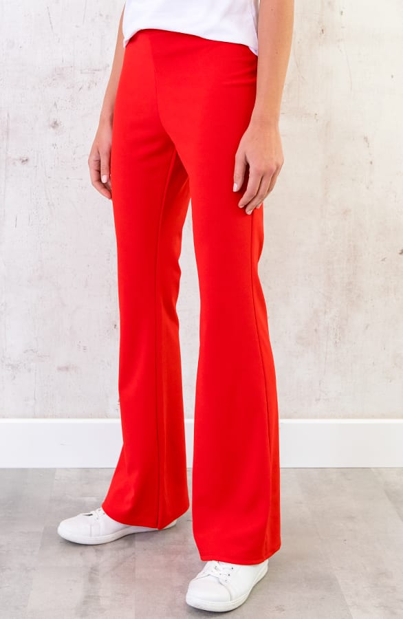 Flared Broek Rood – shoparchief, foto 2