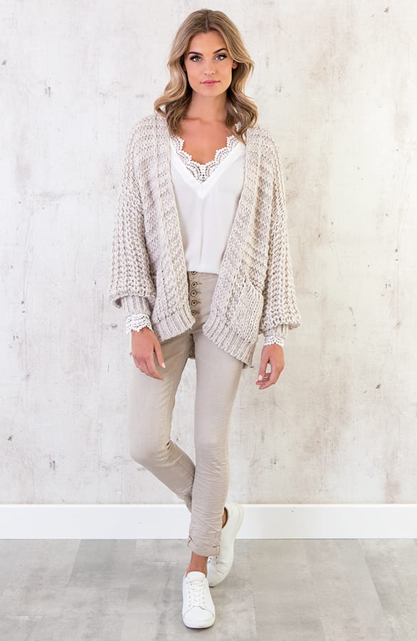 Kanten V Blouse Wit – shoparchief, foto 4
