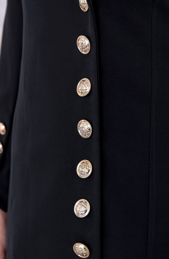 Blazer Button Zwart – shoparchief, foto 6