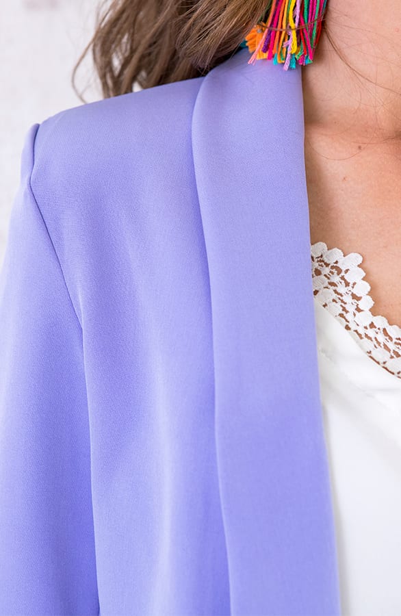 Boyfriend Blazer Lila – shoparchief, foto 5