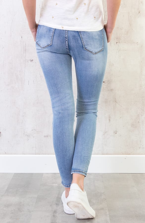 Skinny Jeans Lichtblauw – shoparchief, foto 4