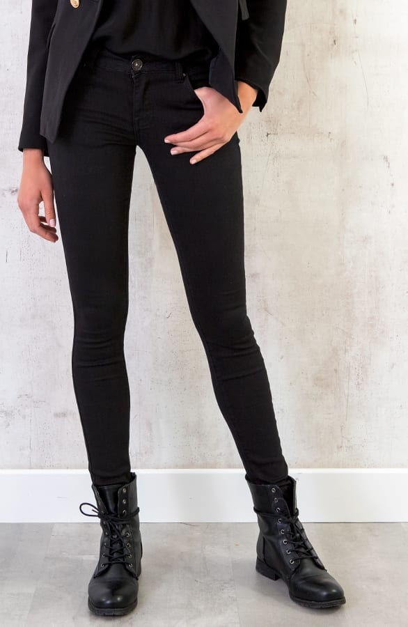 High Waist Skinny Jeans Schwarz, Shoparchiv, Foto 1