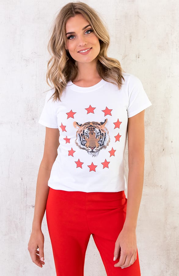 Tiger Star Top Rood – shoparchief, foto 2