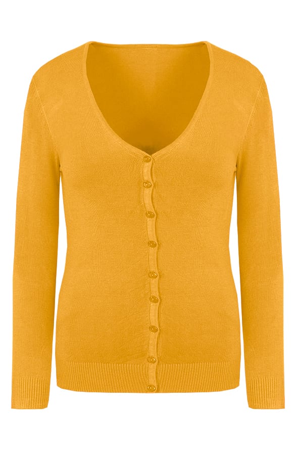 Basic Vest Okergeel – shoparchief, foto 1