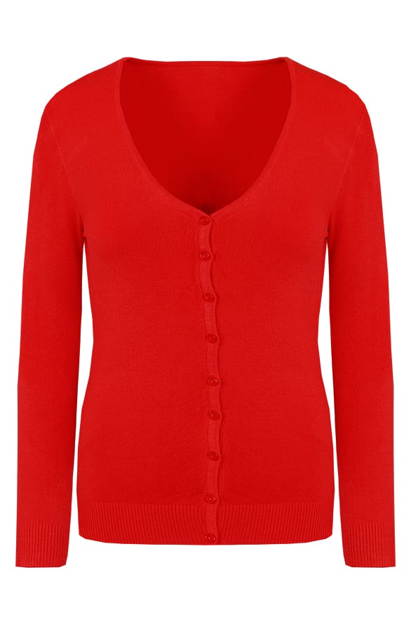 Basic Vest Rood – shoparchief, foto 1