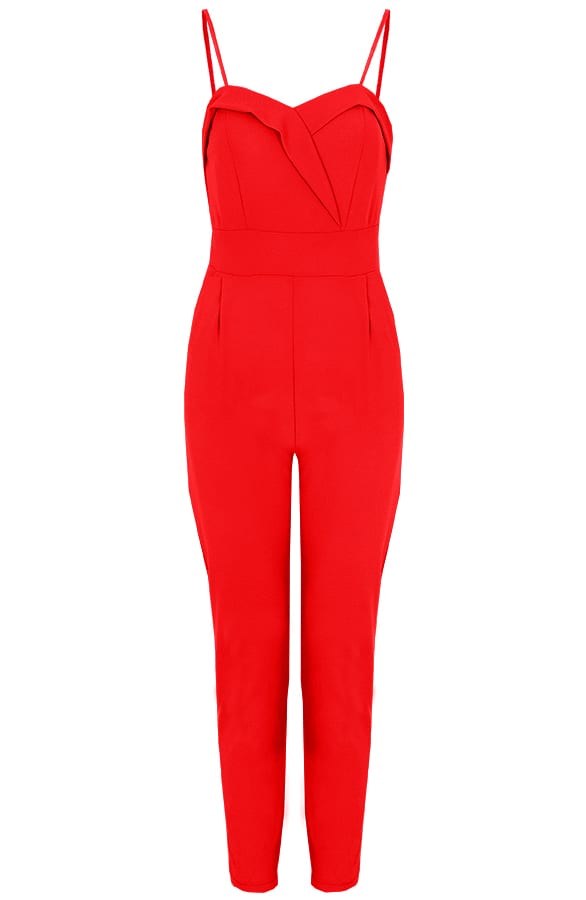 Jumpsuit Dames Rood – shoparchief, foto 6
