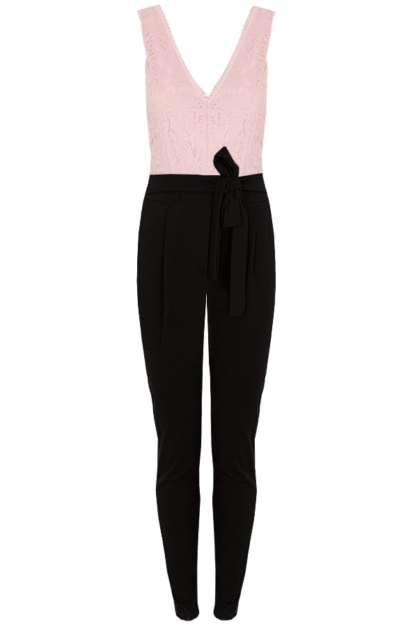 Jumpsuit Kant Zwart Roze – shoparchief, foto 1