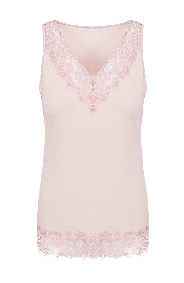Kanten Basic Top Roze – shoparchief, foto 1