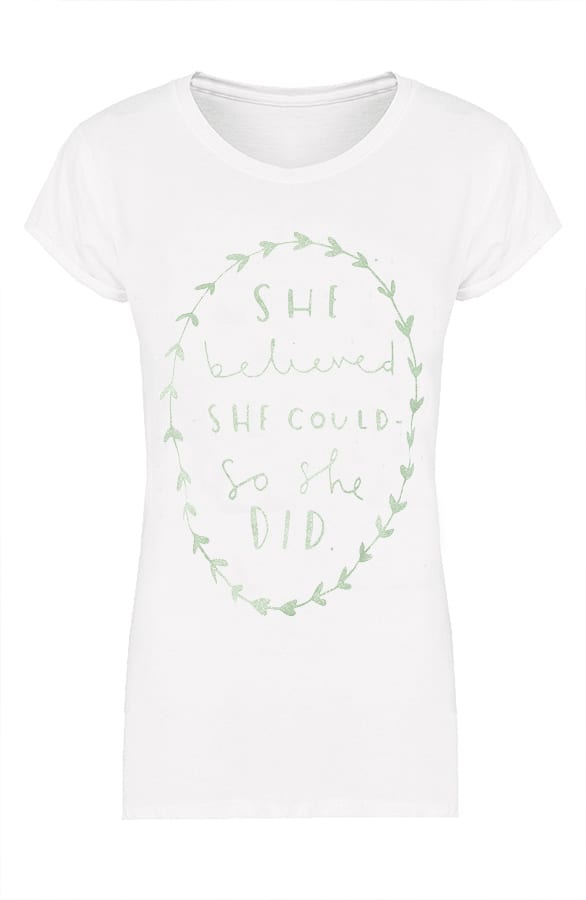 She Believed Top Groen – shoparchief, foto 1