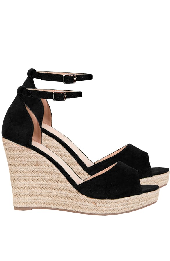 Sleehakken Suede Zwart – shoparchief, foto 1