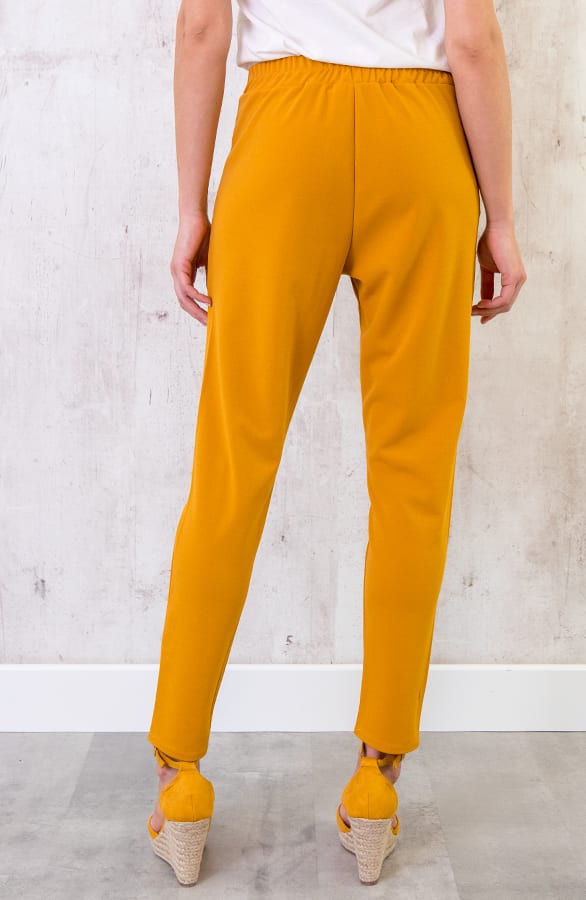Strik Broek Basic Okergeel – shoparchief, foto 6