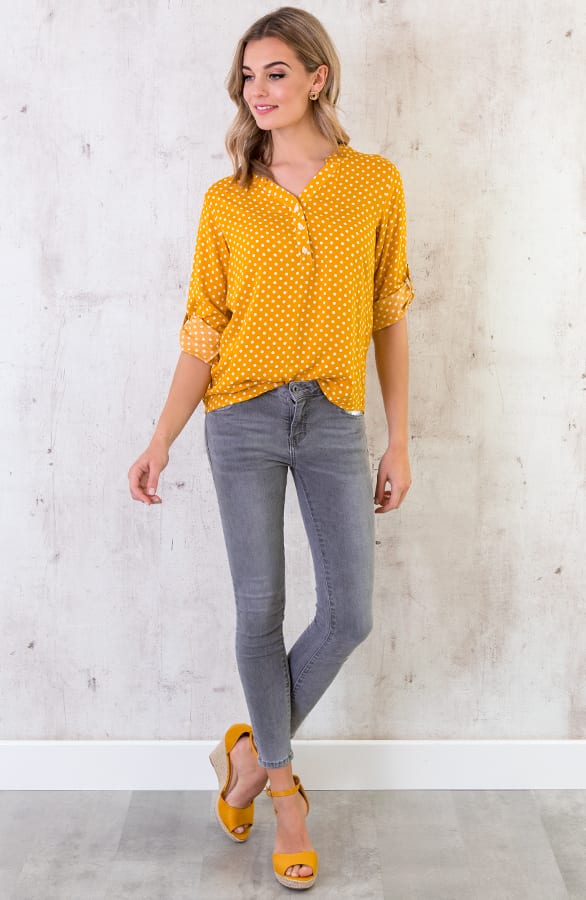 Sleehakken Suede Okergeel – shoparchief, foto 6