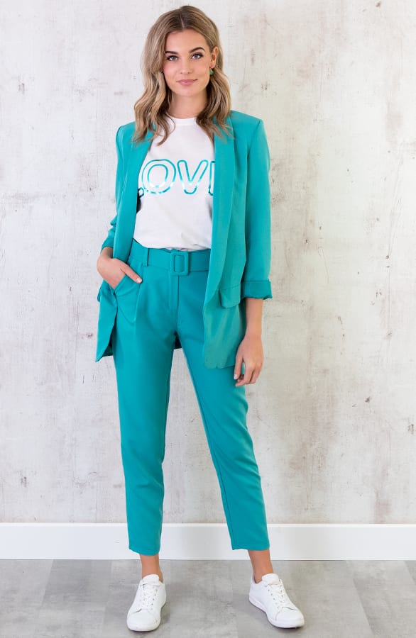 Top Love Metallic Turquoise – shoparchief, foto 3