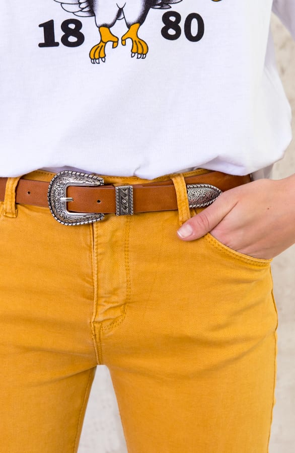 Gesp Riem Cognac – shoparchief, foto 2