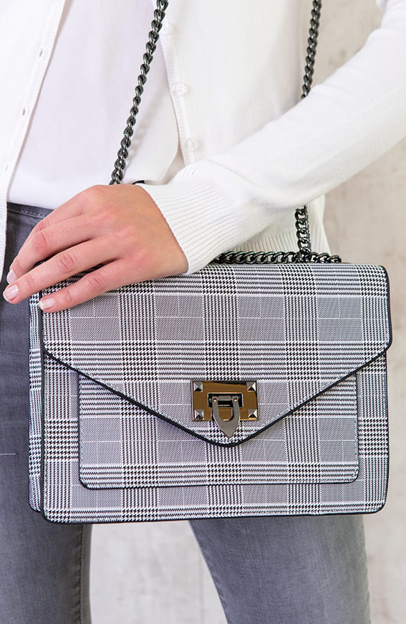 Tas Geruit Grijs – shoparchief, foto 2