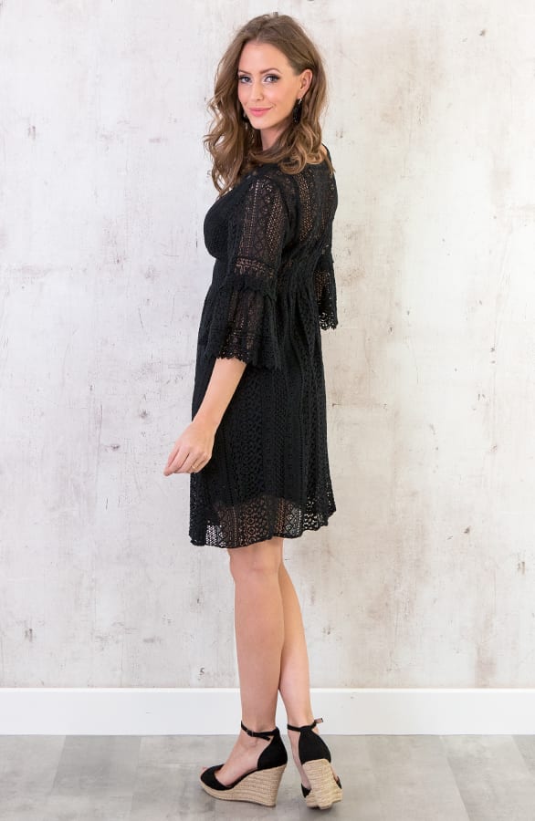 Sleehakken Suede Zwart – shoparchief, foto 3