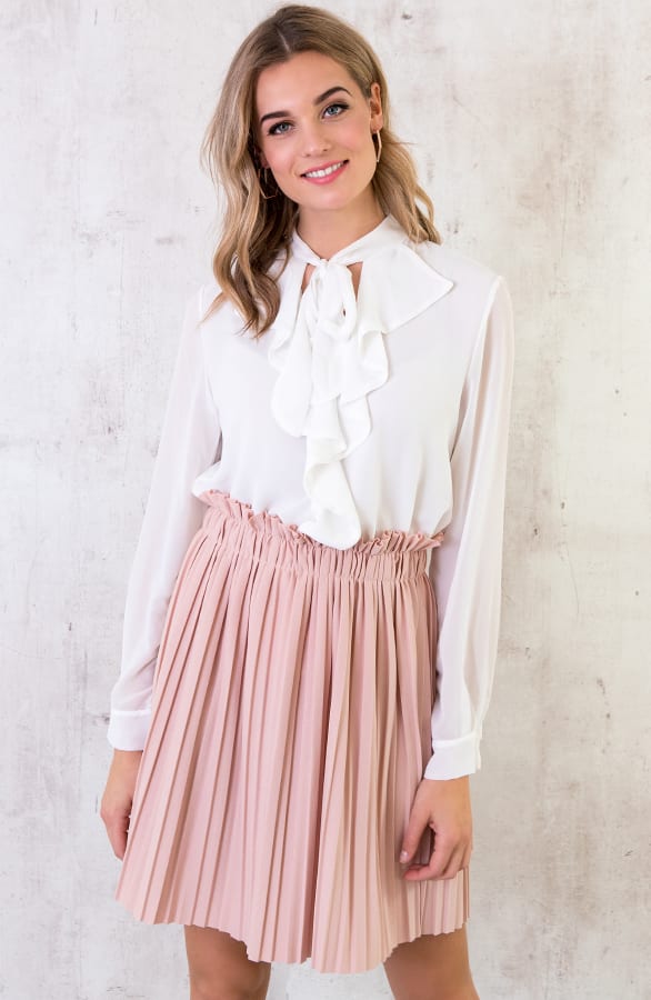 Plisse Rok Pastel Roze – shoparchief, foto 2
