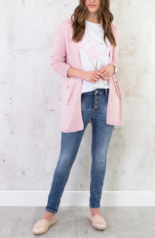 Gehaakt Pocket Vest Roze – shoparchief, foto 6