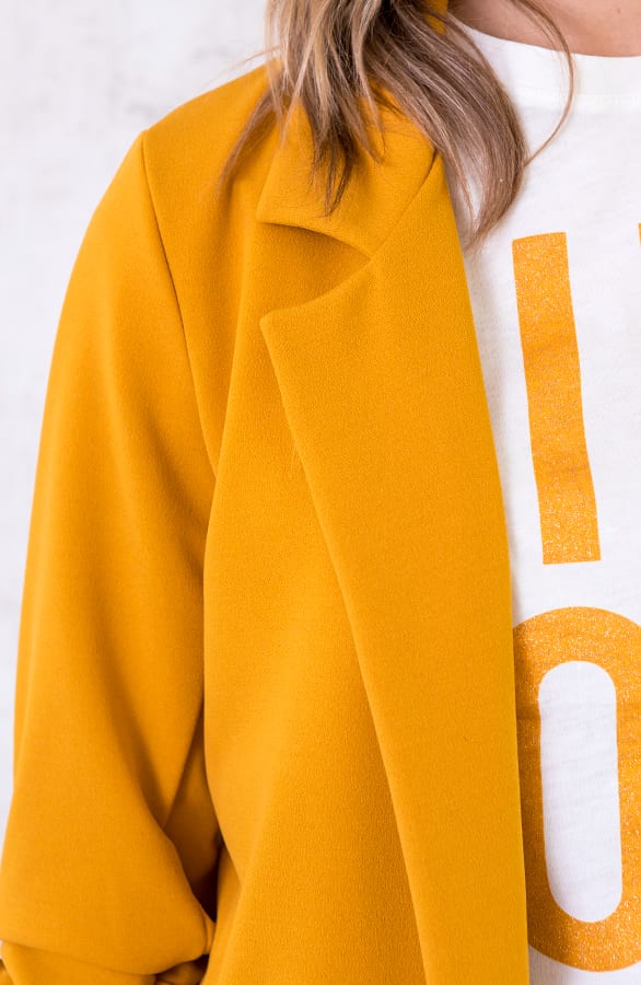 Blazer Dames Okergeel – shoparchief, foto 4