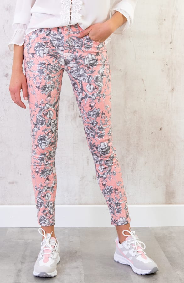 Skinny Jeans Blumen, Shoparchiv, Foto 2