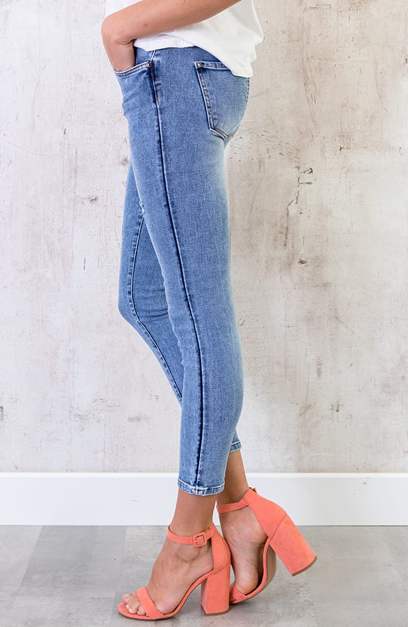 Skinny Jeans Damaged – shoparchief, foto 3