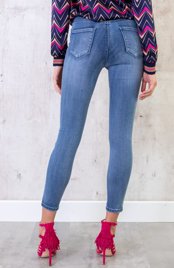 Skinny Jeans Rits Lichtblauw – shoparchief, foto 4